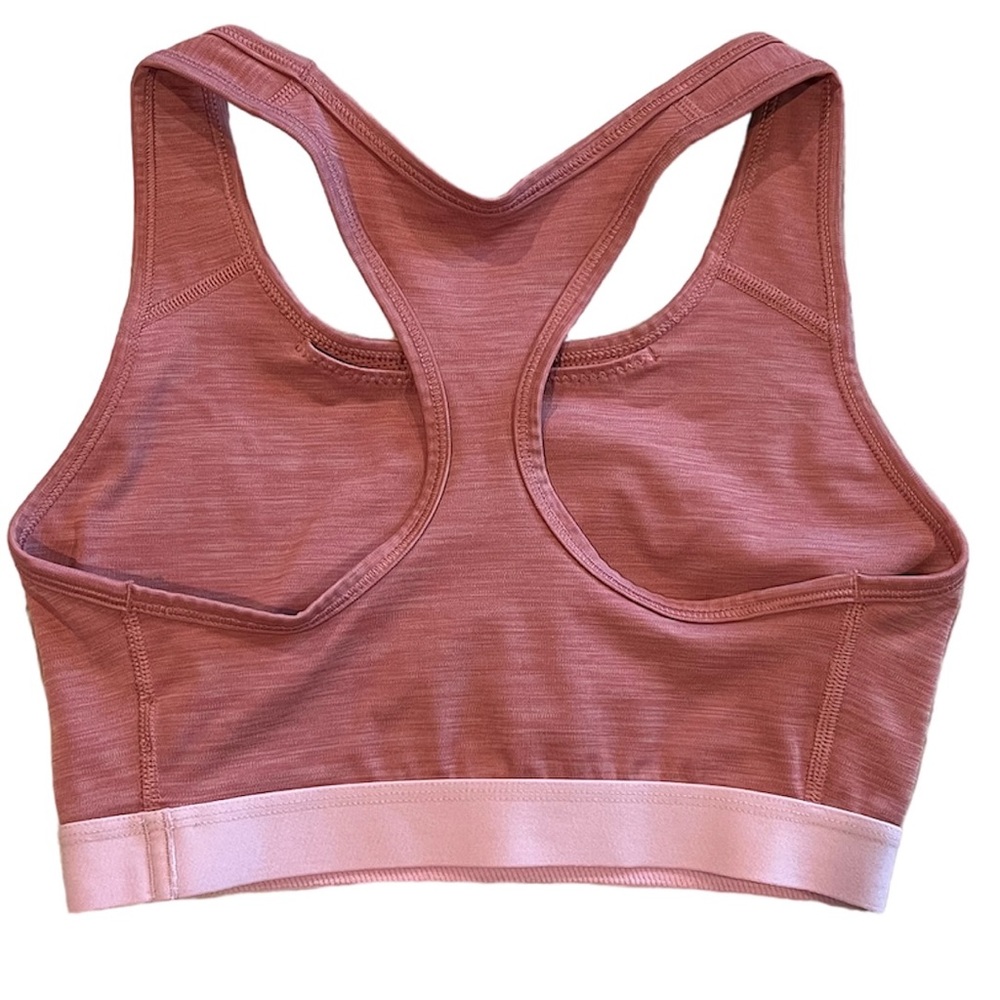 Nike Dri-Fit Sports Bra Rose Pink Medium - Picture 2 of 4